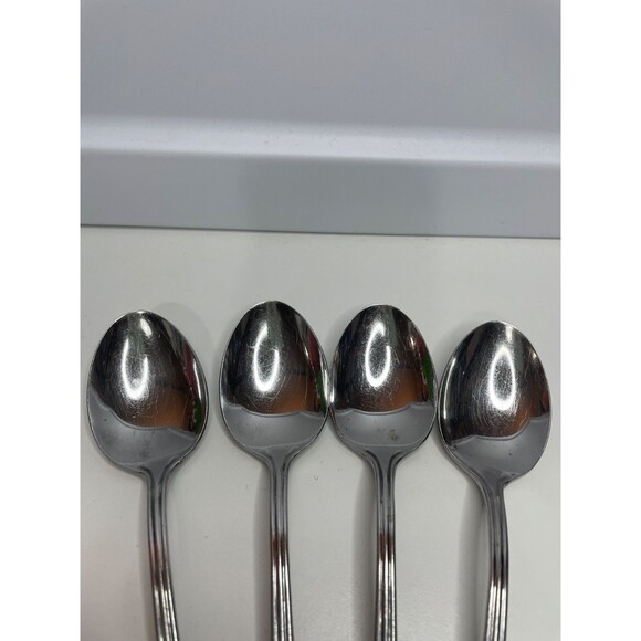 4 Reed & Barton SARAJEVO Stainless  Place/Oval Soup Spoons Select Flatware 7 1/8 - Picture 2 of 7